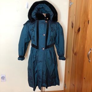 Rothschild Embroidered Faux Fur Coat